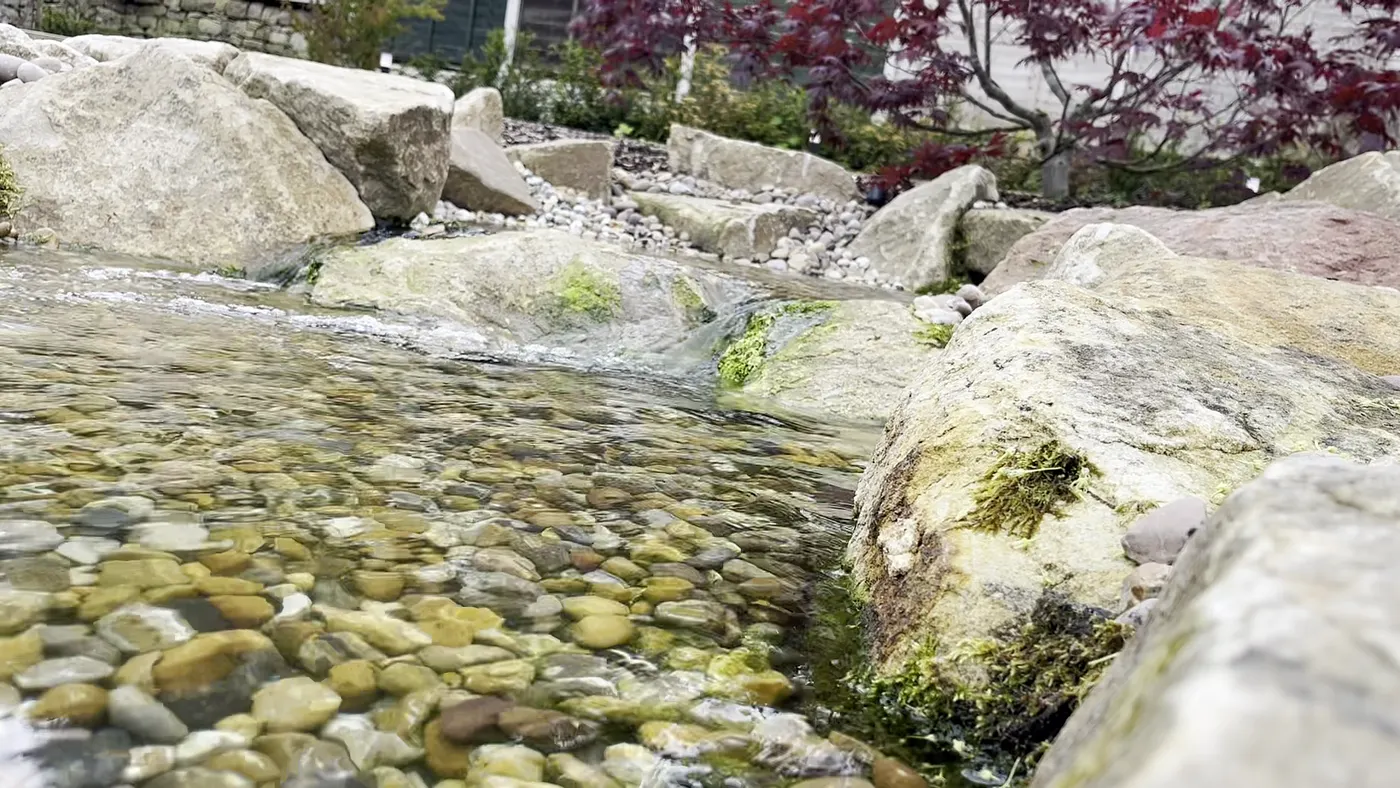 Rebuilding an existing water feature