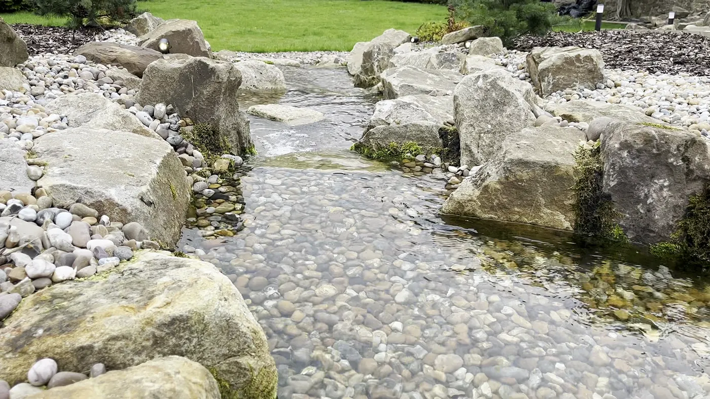 Transforming an existing water feature