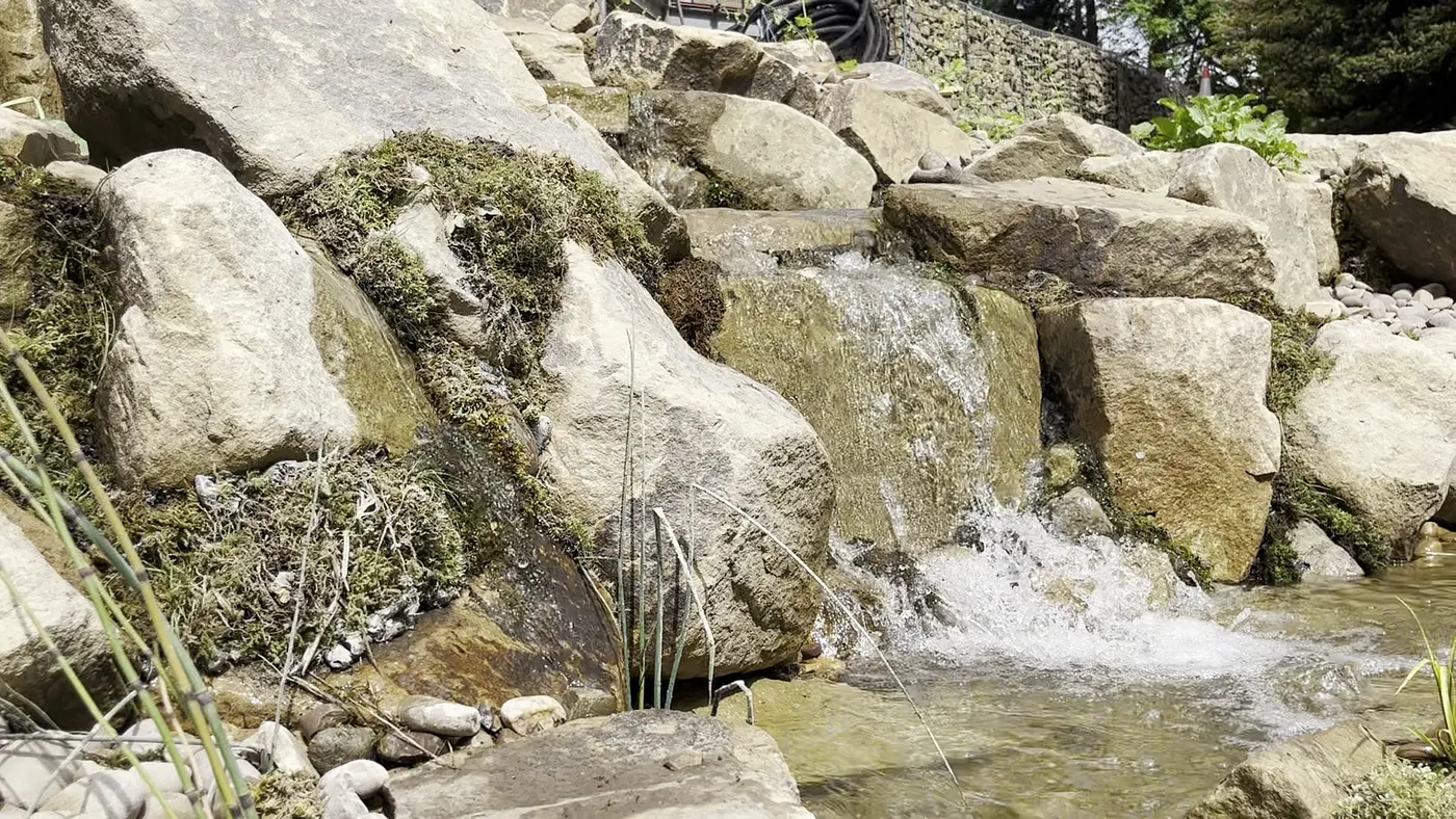 Upgrading an existing water feature