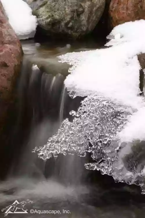 What should I do with my Pondless Waterfall in the winter?