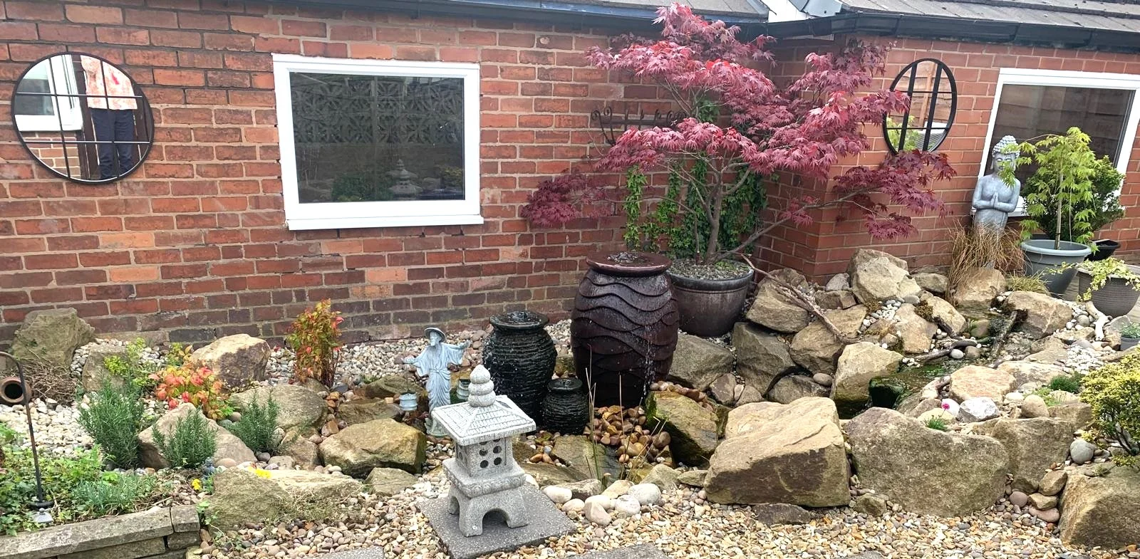 Water Features Manchester – Japanese Garden Water Feature in Audenshaw & Tameside